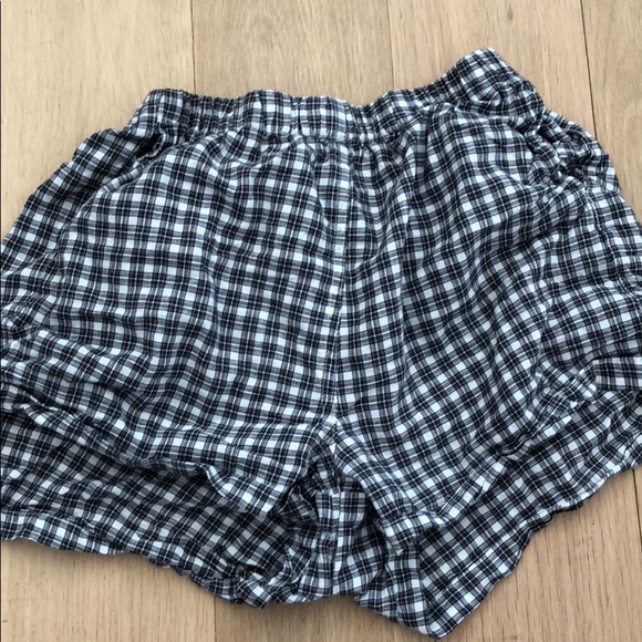 Brandy Melville Pants - rare Brandy Melville Logan plaid boxer shorts
